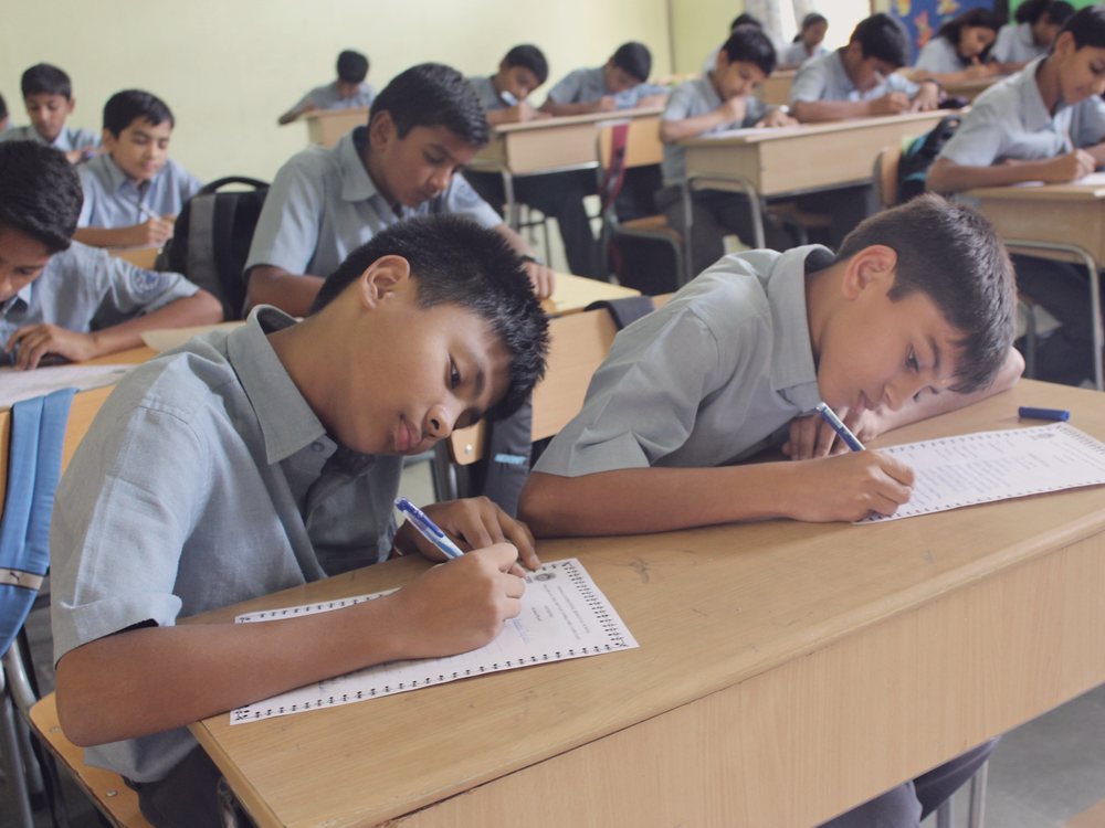 CIRS students writing an examination