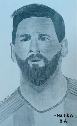 Portrait of a bearded footballer in grey tones