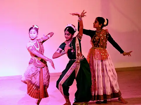 Bharatanatyam, under the lights