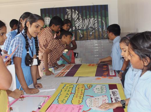 The exhibition, being read