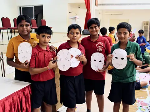 Masks, made for the stage