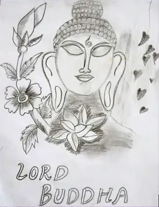 The Buddha's face above a lotus, with the words "Lord Buddha"
The Crossroads, Issue 10 · August 2023
