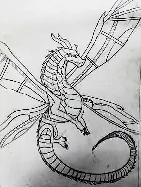 A winged dragon in outline
The Crossroads, Issue 12 · Anand Utsav issue