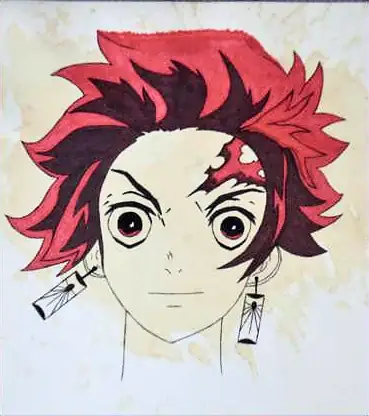 An anime boy with red spiky hair and hanging earrings
The Crossroads, Issue 16 · April–May 2024