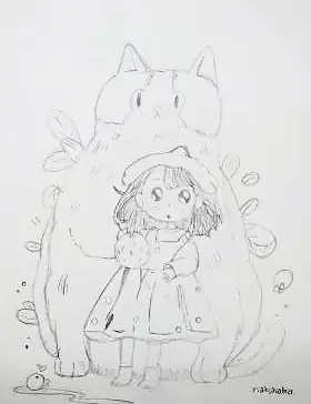 A small girl and a giant cat, in faint outline
The Crossroads, Issue 22 · February 2025