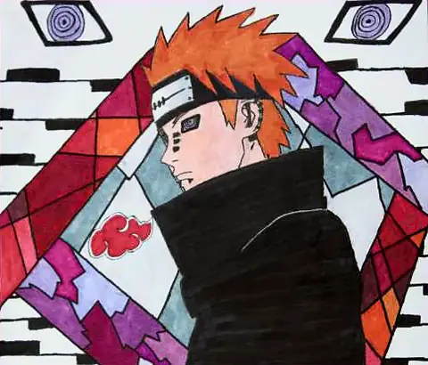 An anime figure with orange hair in a dark cloak, framed by geometric colour
The Crossroads, Issue 24 · May 2025