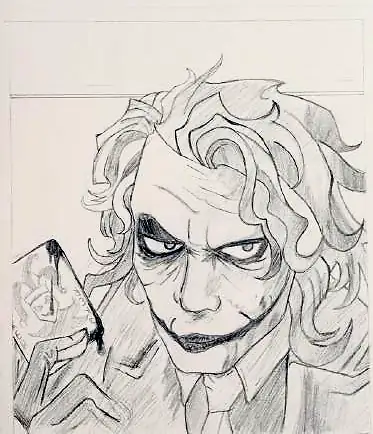 The Joker in sketchy black line on cream paper
The Crossroads, Issue 30 · April 2026