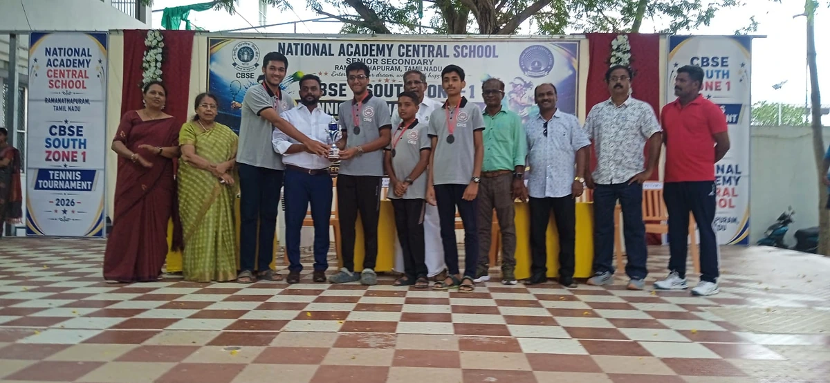 CIRS students at CBSE South Zone Tennis Tournament, 27-30 July 2026