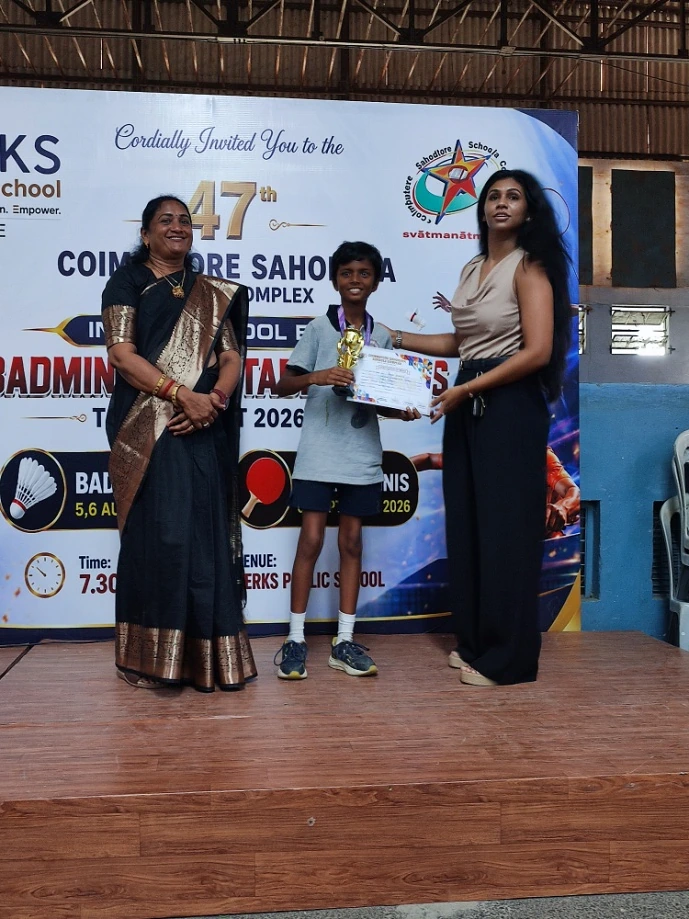 CIRS students at 47th Coimbatore Sahodaya Table Tennis Tournament, 2 September 2026