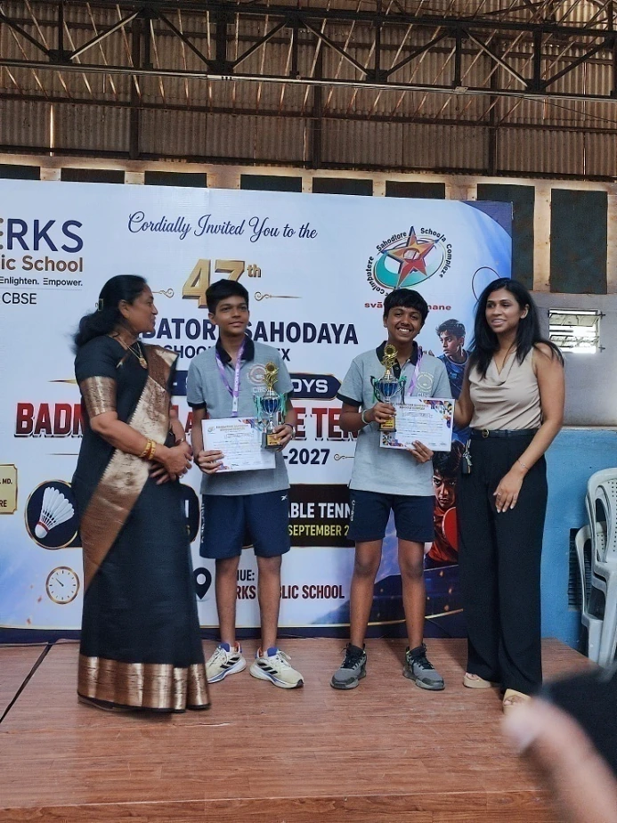 CIRS students at 47th Coimbatore Sahodaya Table Tennis Tournament, 2 September 2026