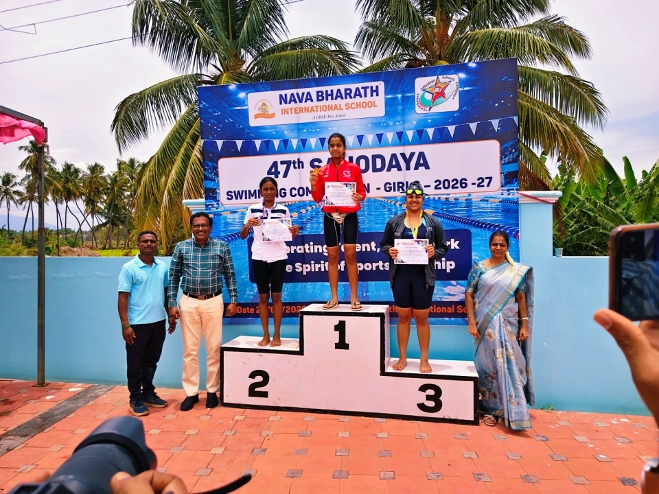 CIRS students at 47th Sahodaya Girls Swimming Competition, 25 August 2026