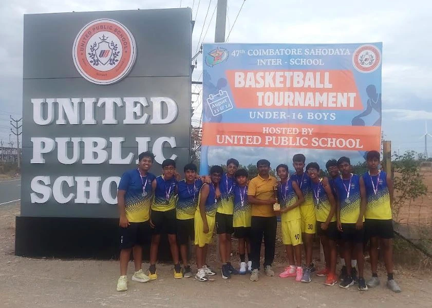 CIRS students at 47th Coimbatore Sahodaya Under-16 Boys Basketball Tournament, 13-14 August 2026